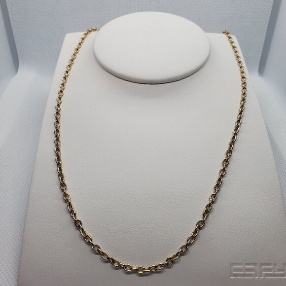 Avon Gold Chain Necklace - Picture 1 of 4